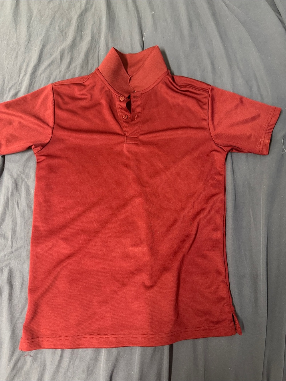 Nautica Kids Short Sleeve Polo - Burgundy